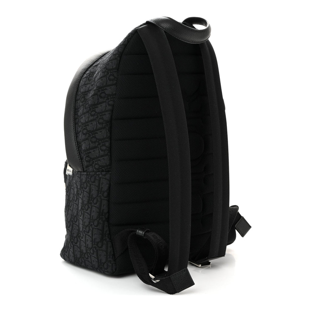 Dior Oblique Calfskin Rider Backpack Black