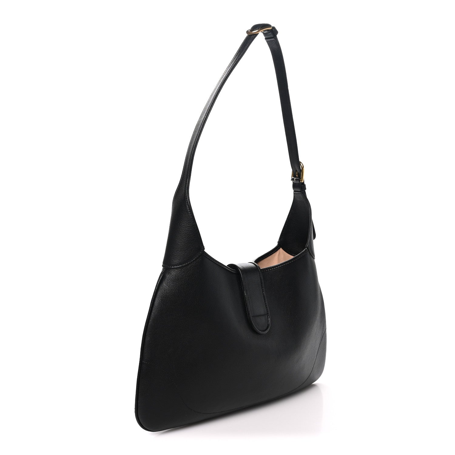 Gucci Goatskin Medium Aphrodite Shoulder Bag Black