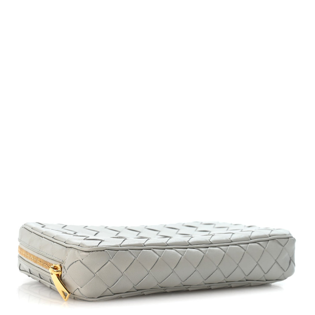Bottega Veneta Nappa Intrecciato Medium Organizer Case Agate
