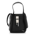 Givenchy Box Calfskin Shark Lock Bucket Bag Black
