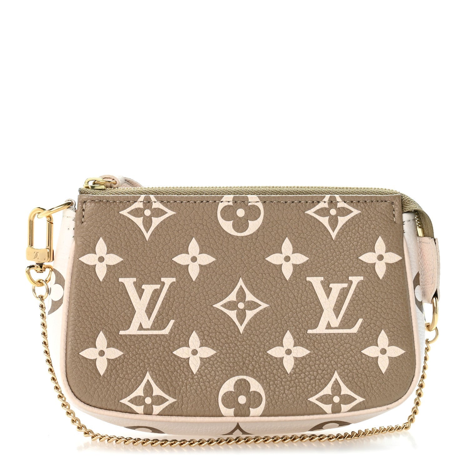 Louis Vuitton Empreinte Spring in the City Mini Pochette Accessories Kaki Beige Cream