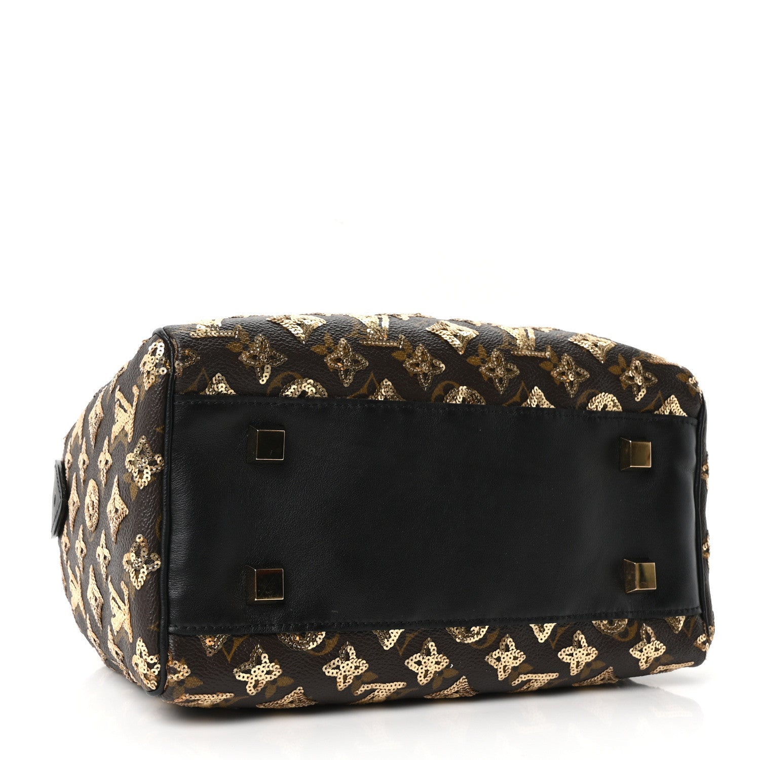 Louis Vuitton Monogram Sequins Eclipse Speedy 28 Gold