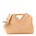 Bottega Veneta Calfskin Medium The Point Triangle Bag Almond