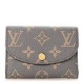 Louis Vuitton Monogram Rosalie Coin Purse Trianon Gray