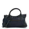 Balenciaga Agneau Classic Hardware First Bleu Obscur