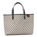 Gucci GG Plus Monogram Medium Signature Web Loop Tote Navy