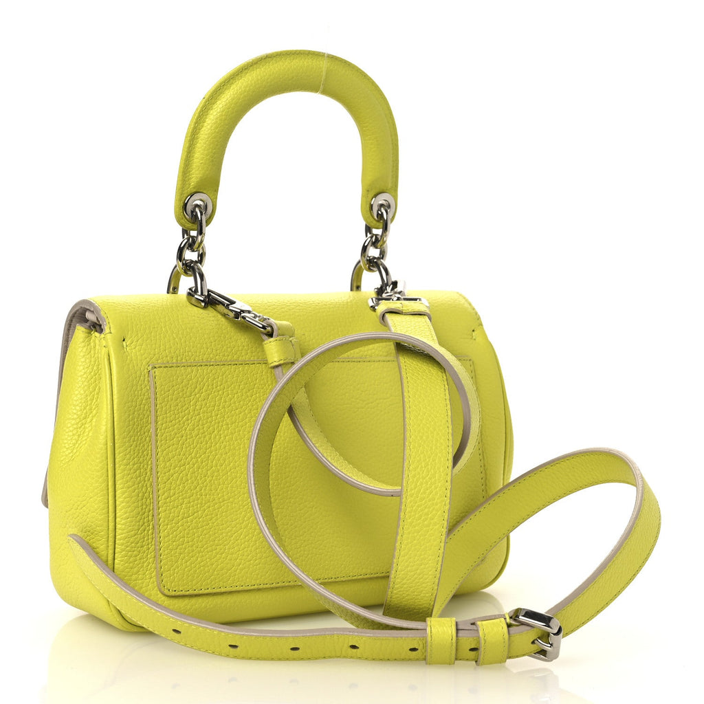 Dior Bullcalf Mini Be Dior Flap Vert Acide