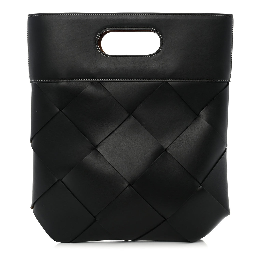 Bottega Veneta French Calfskin Small Slip Tote Black