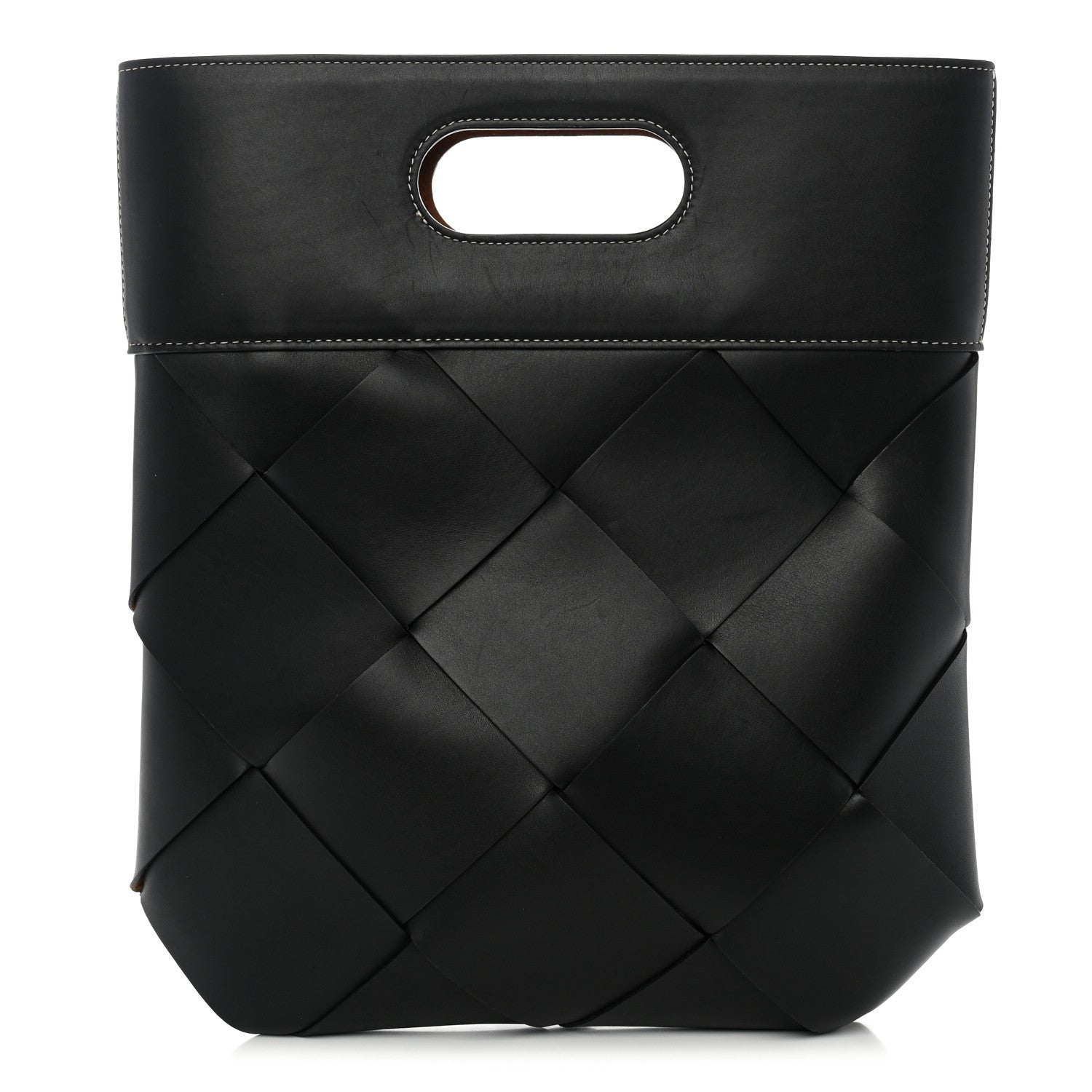 Bottega Veneta French Calfskin Small Slip Tote Black