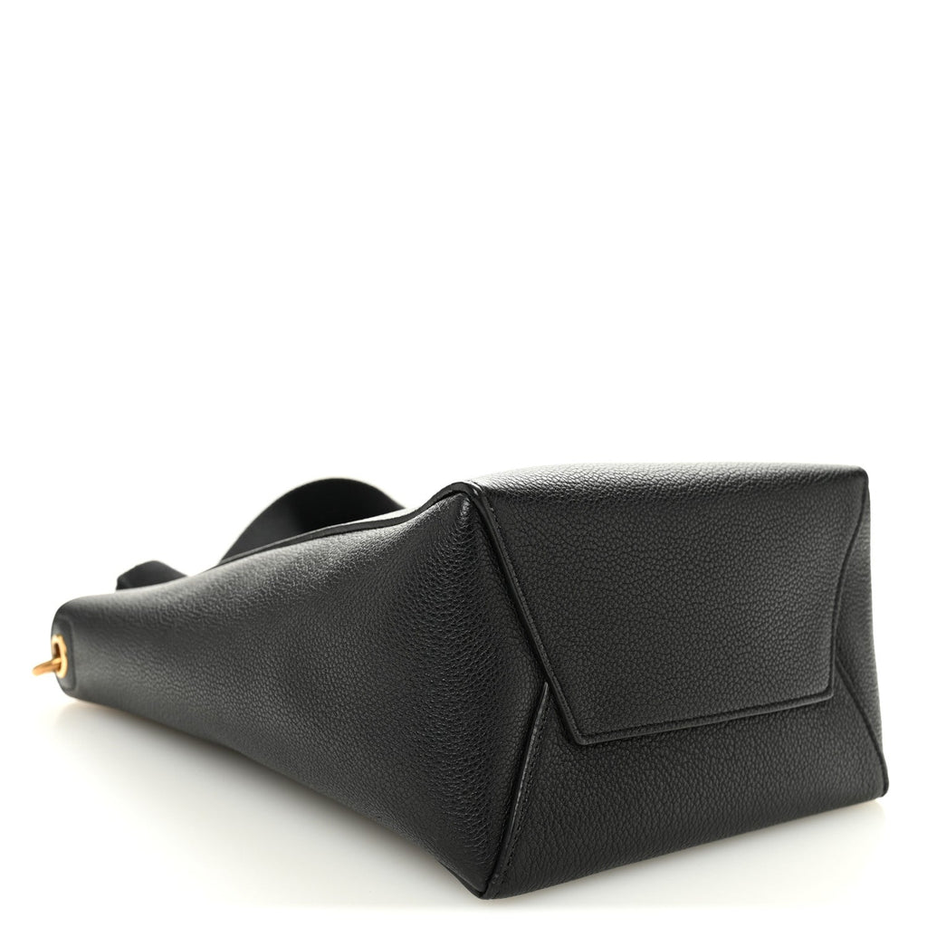 Celine Soft Grained Calfskin Small Sangle Bucket Bag Black