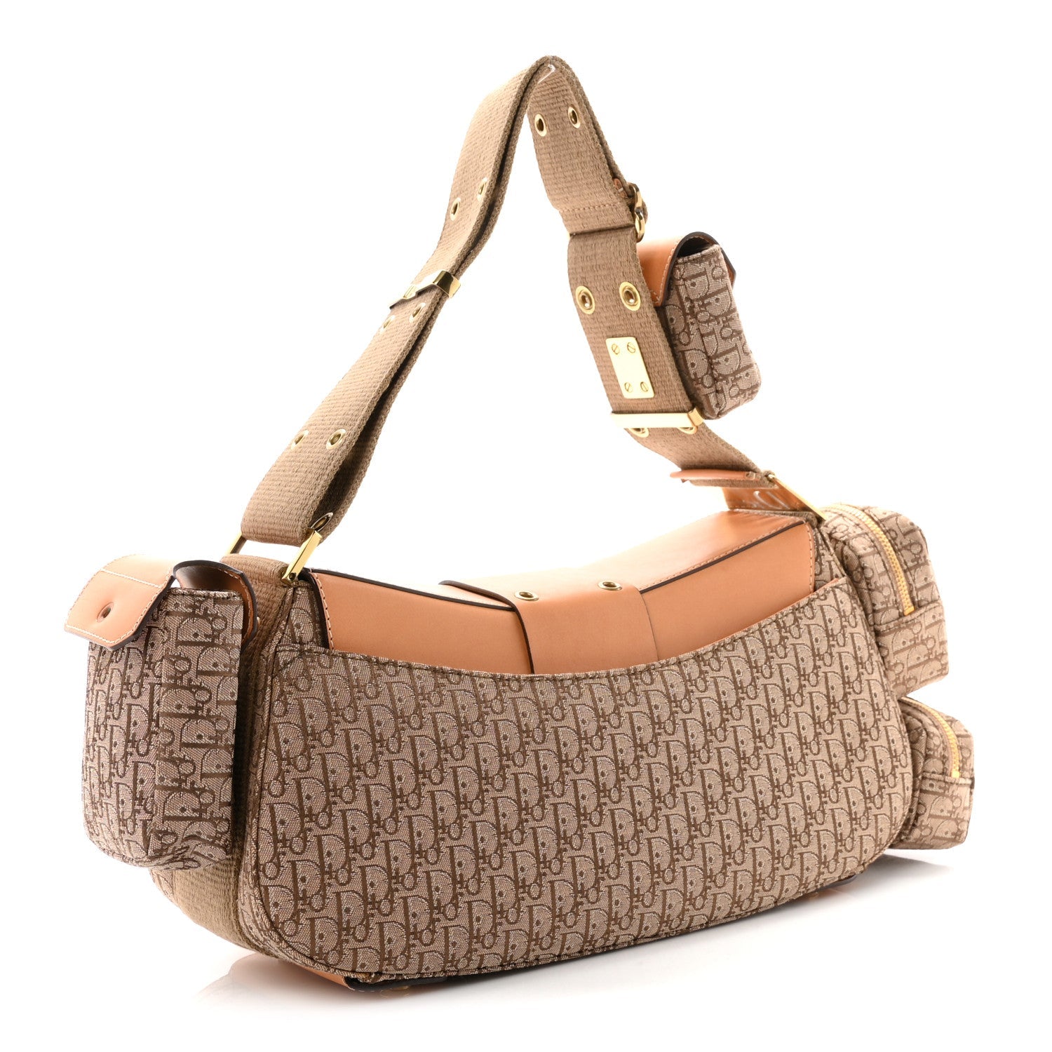 Dior Calfskin Monogram Street Chic Columbus Beige