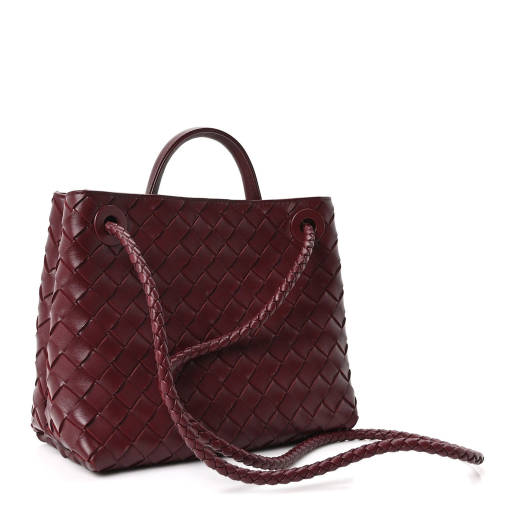 Bottega Veneta Nappa Intrecciato Small Andiamo Shoulder Bag Barolo