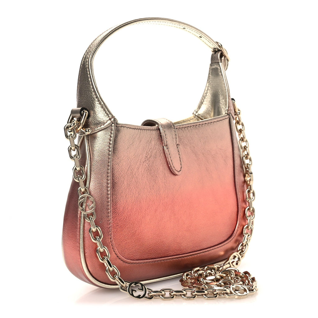 Gucci Metallic Faded Nappa Mini Jackie 1961 Copper