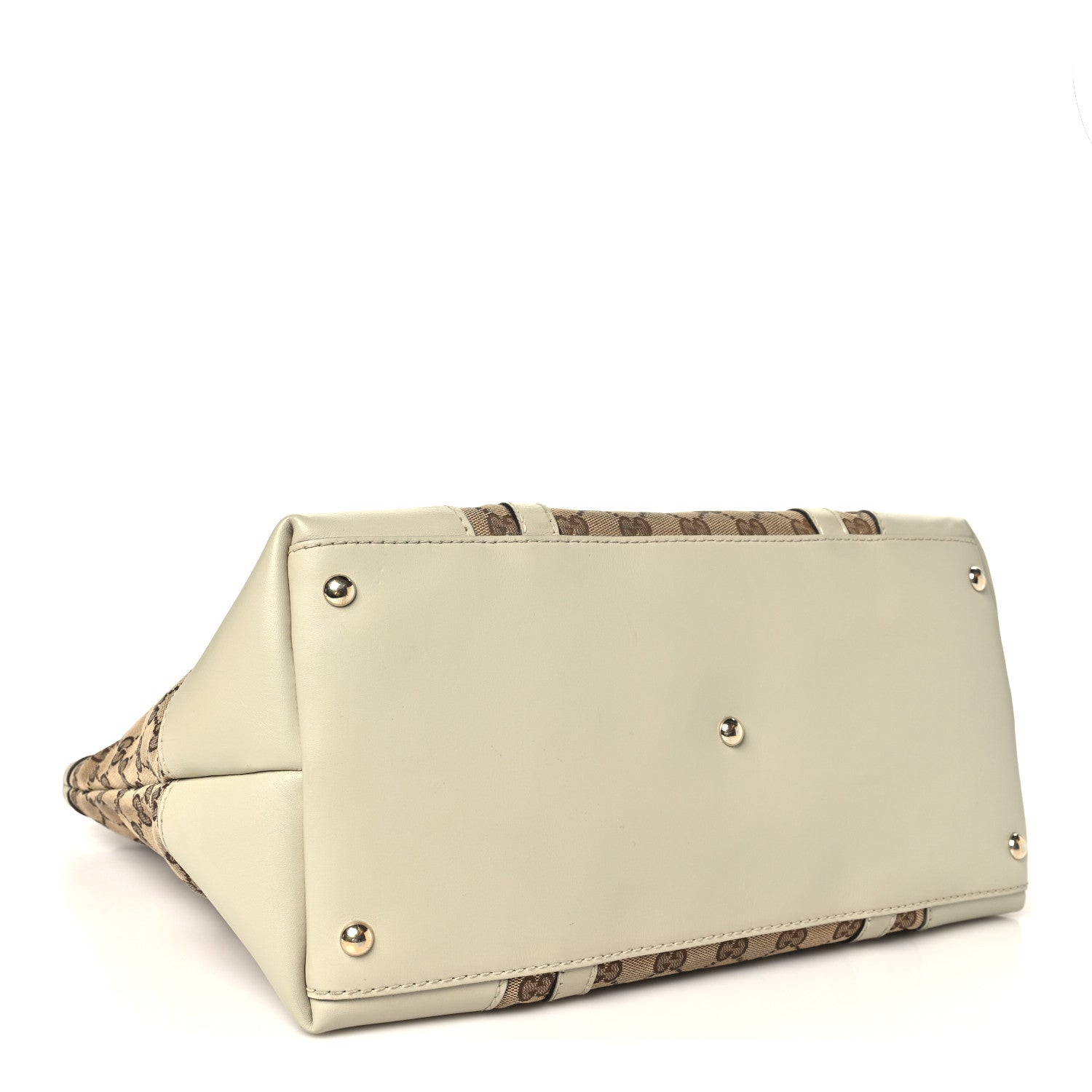 Gucci Monogram Medium Lovely Heart Tote White