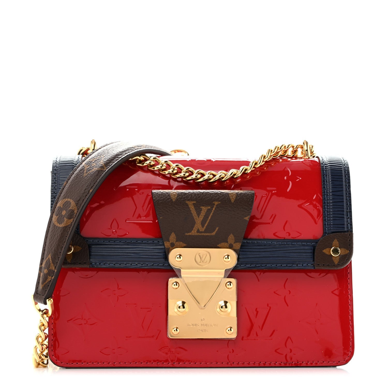 Louis Vuitton Vernis Epi Monogram Wynwood Scarlet