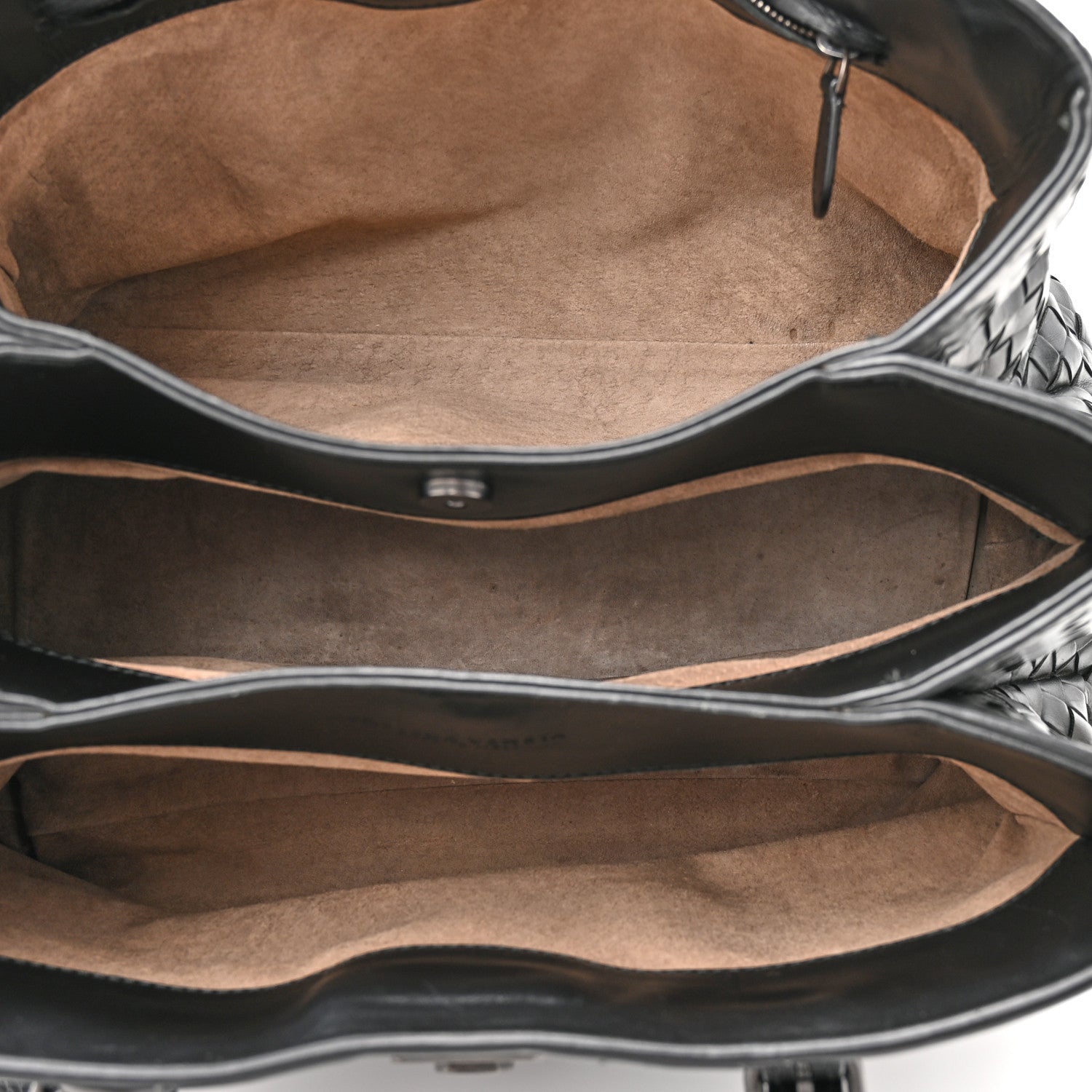 Bottega Veneta Small Intrecciato Small Roma Tote Black