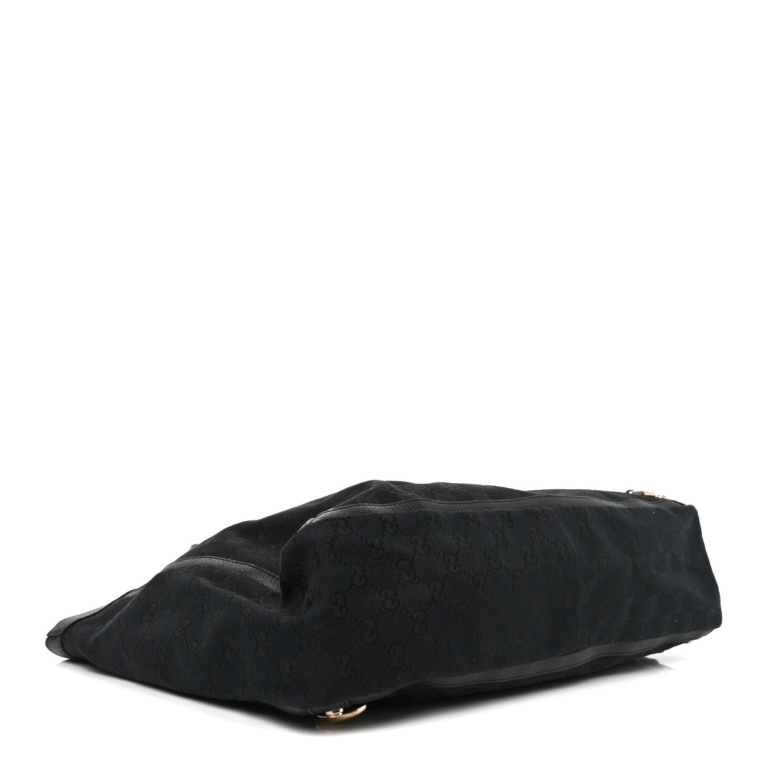 Gucci Monogram Large Abbey Tote Black