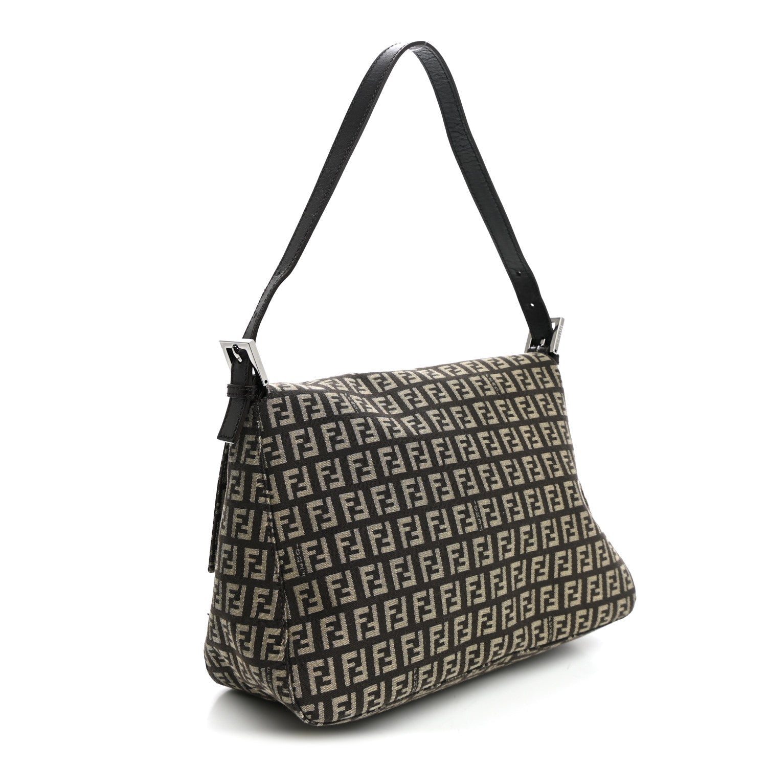 Fendi Zucchino Mama Baguette Brown