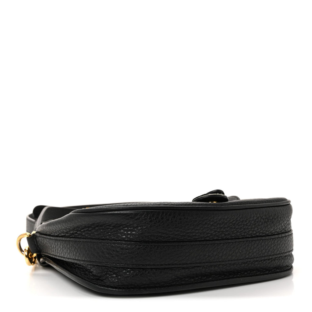 Dior Grained Calfskin Medium Bobby Flap Black