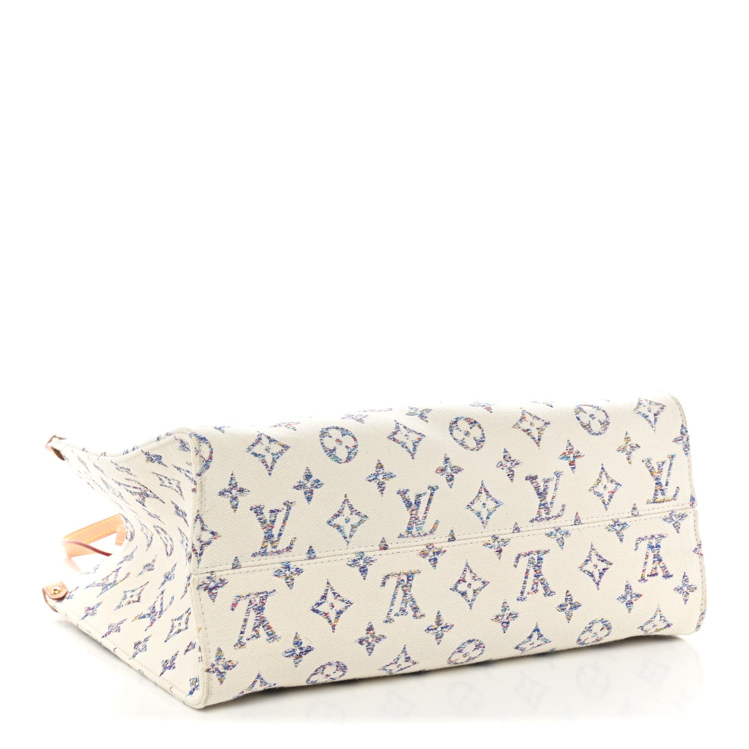 Louis Vuitton Monogram Jacquard Nautical Onthego MM Multicolor Beige