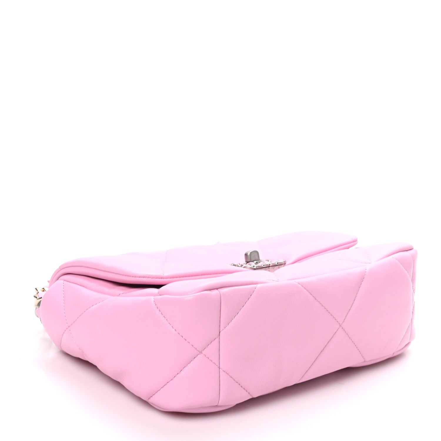 Chanel Lambskin Quilted Medium Chanel 19 Flap Lilac