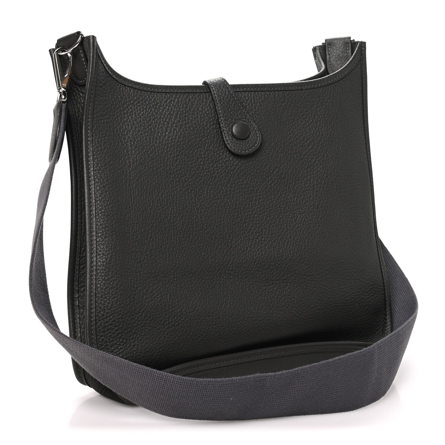 Hermès Taurillon Clemence Evelyne III PM Graphite