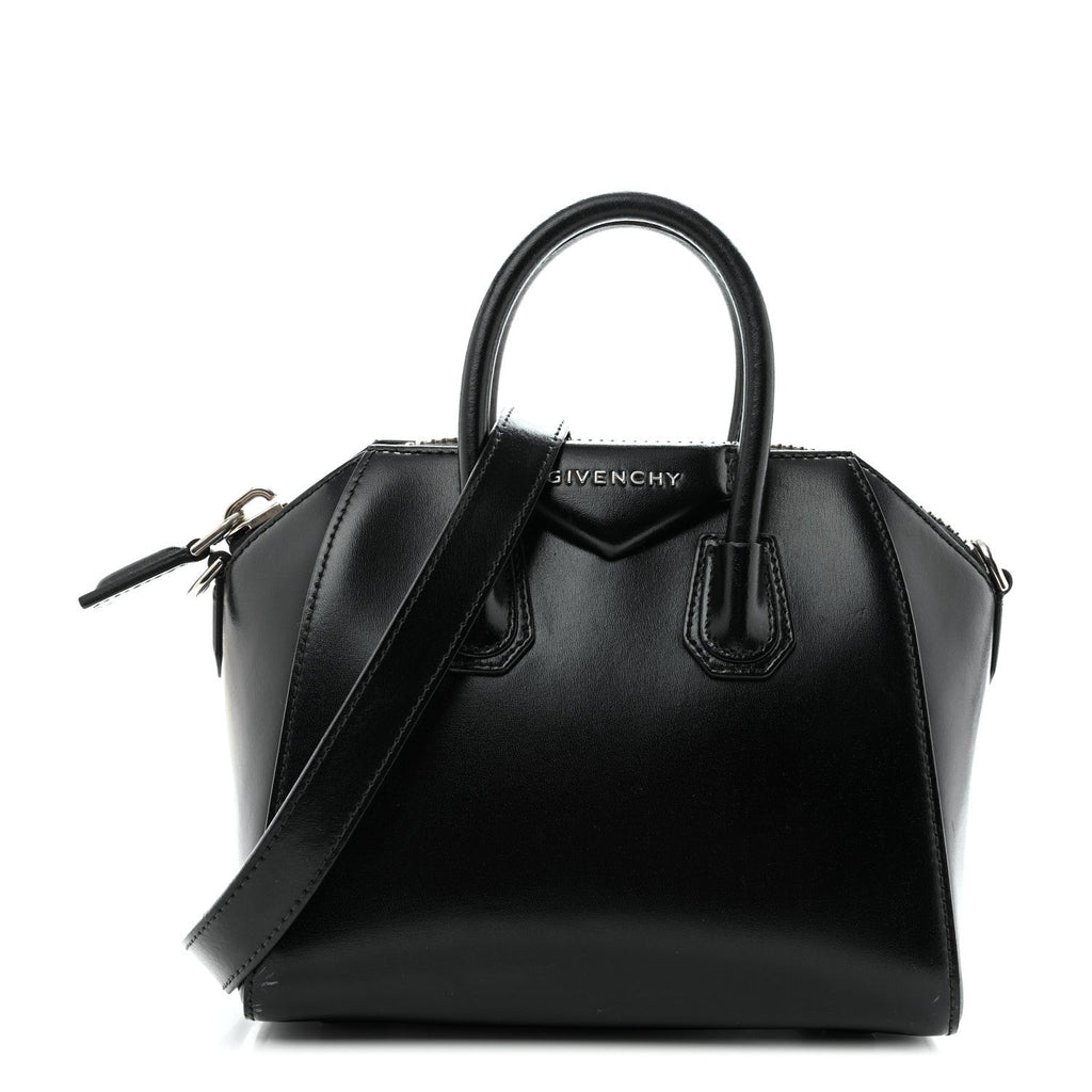 Givenchy Shiny Lord Calfskin Mini Antigona Black