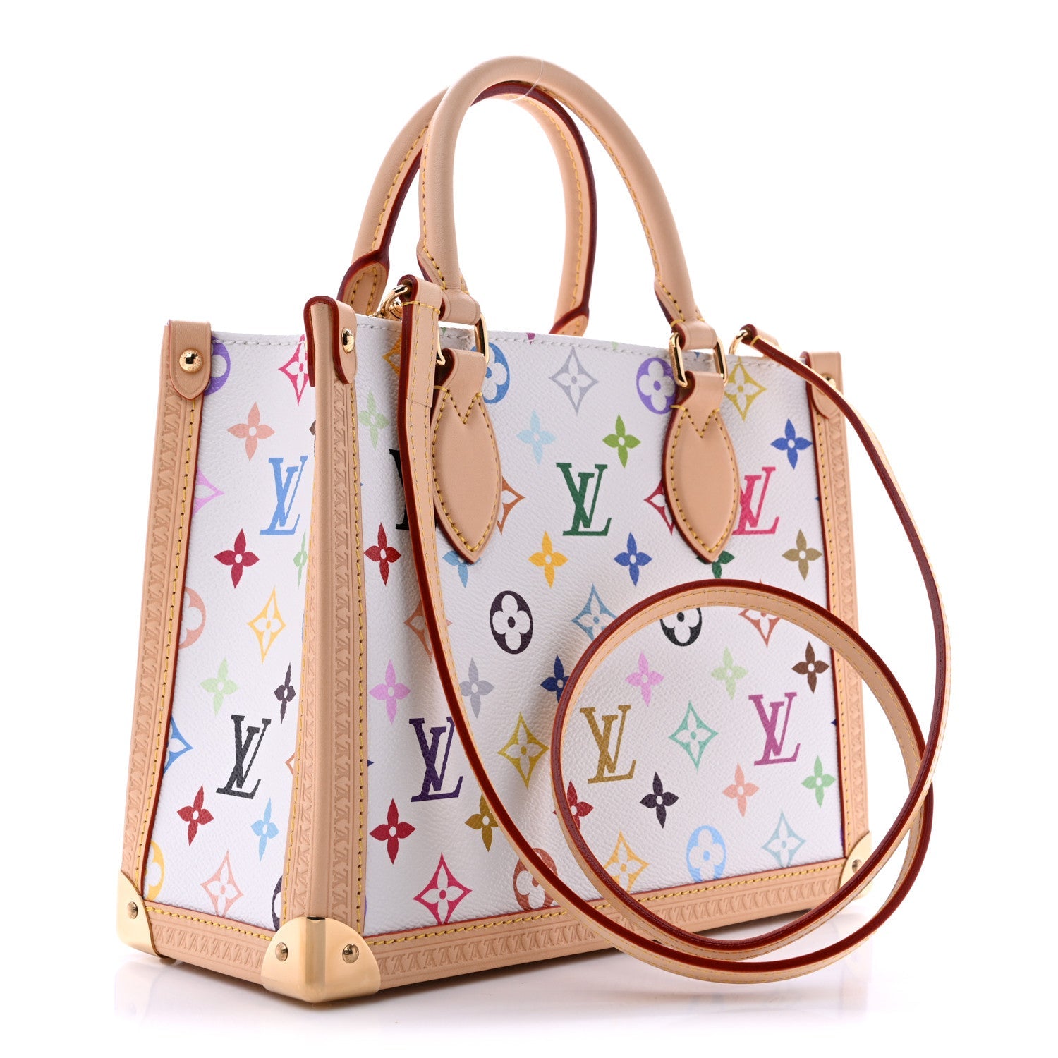 Louis Vuitton LV X TM Monogram Multicolor Onthego PM White