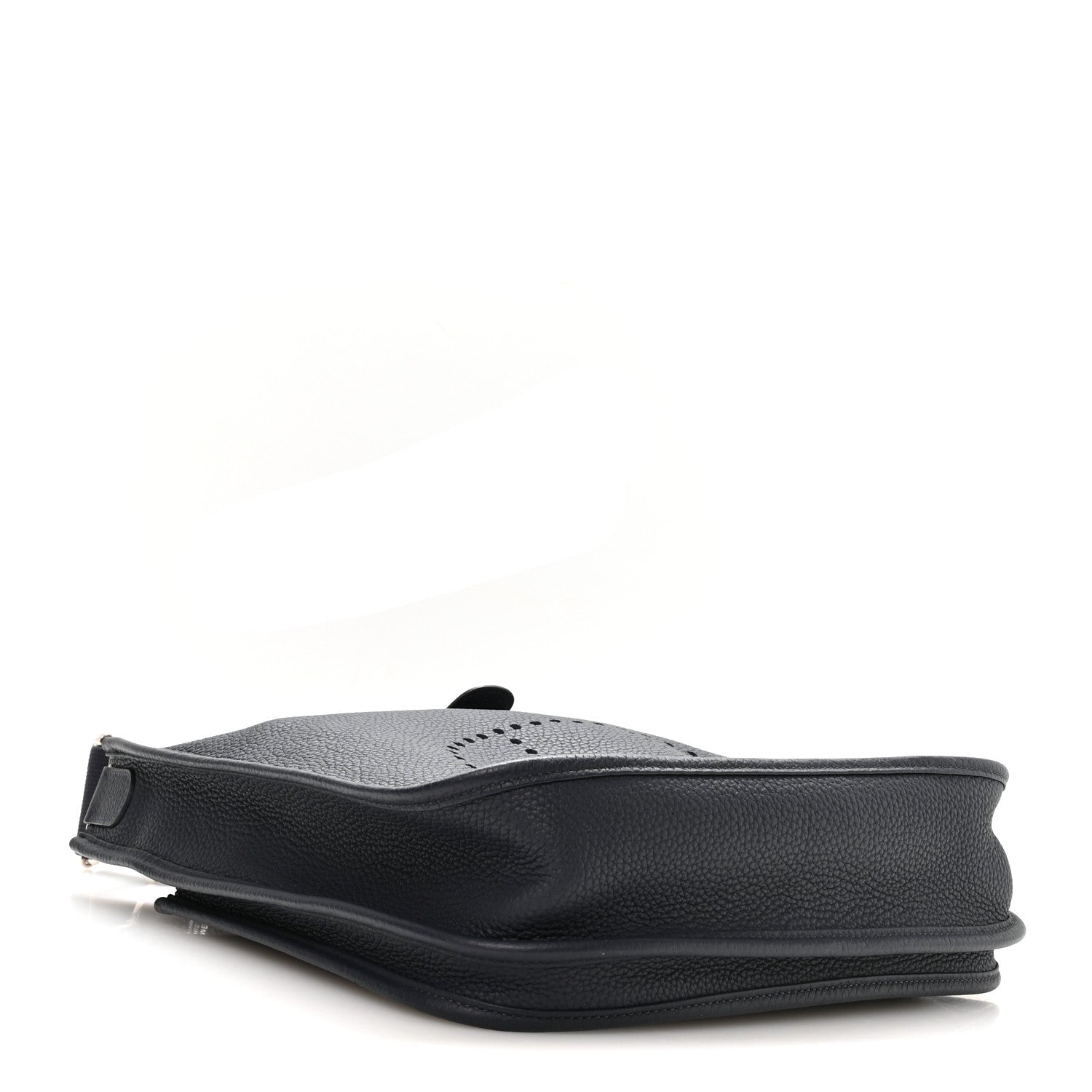Hermès Taurillon Clemence Evelyne III PM Bleu Nuit