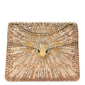 Bvlgari Serpenti Forever Day-to-Night Crossbody Bag Gold Multicolor front view
