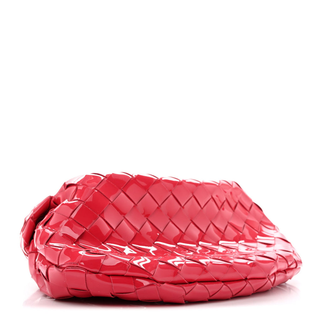 Bottega Veneta Patent Nappa Intrecciato Mini Jodie Candy Stripe