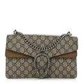 Gucci GG Supreme Monogram Small Dionysus Shoulder Bag Taupe
