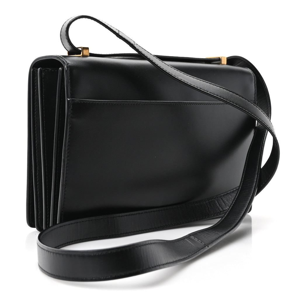 Saint Laurent Calfskin Monogram Small Dylan Shoulder Bag Black