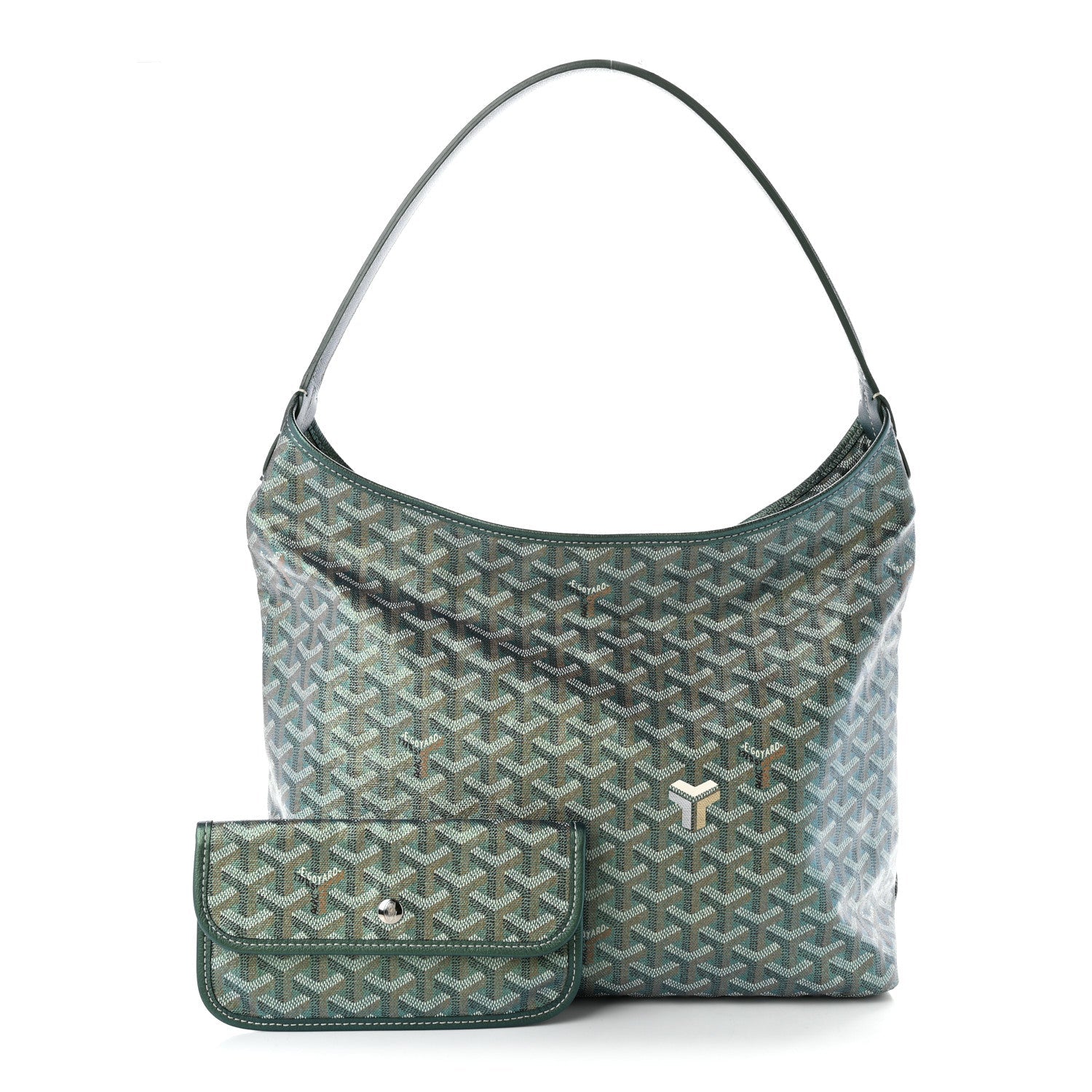 Goyard Iridescent Goyardine Boheme Hobo Pearly Green
