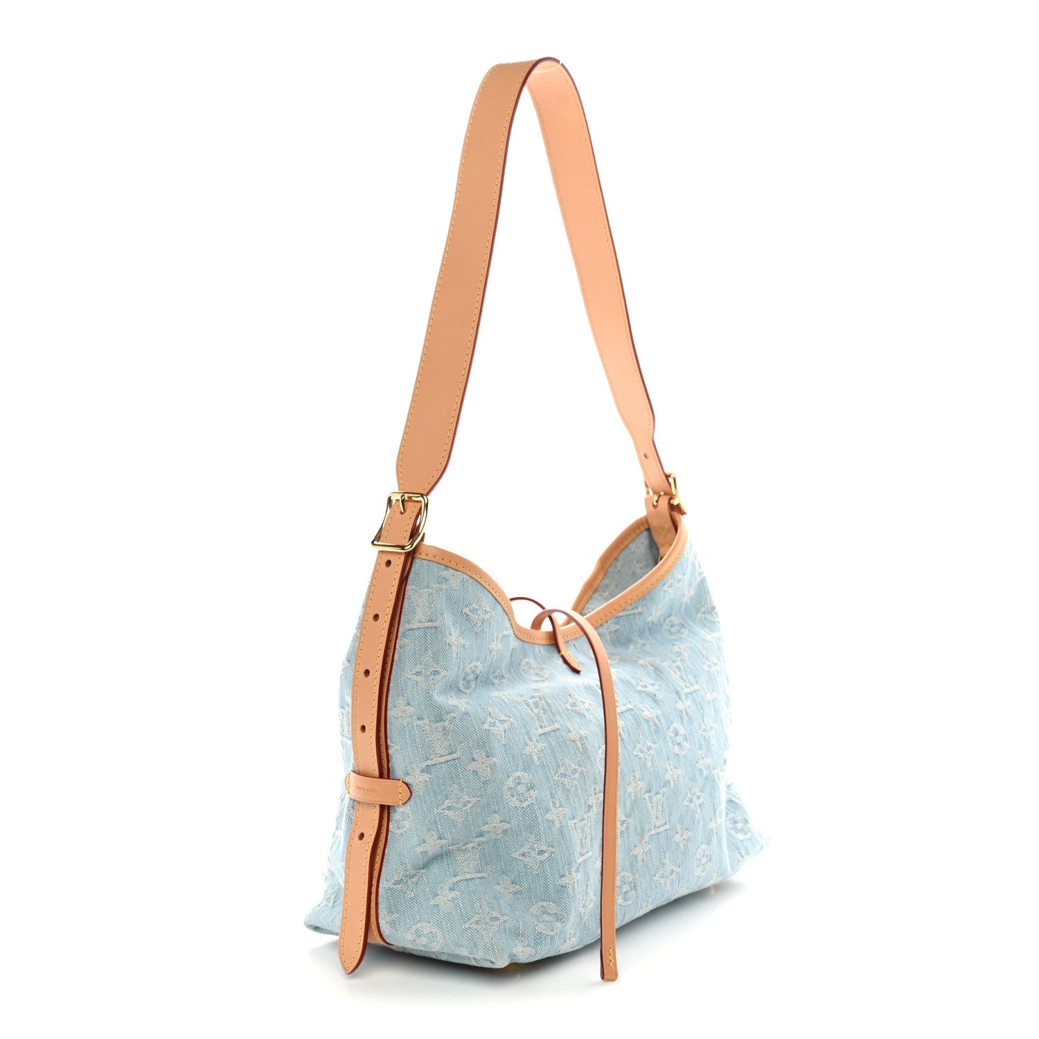 Louis Vuitton Monogram Denim CarryAll PM Sky Blue