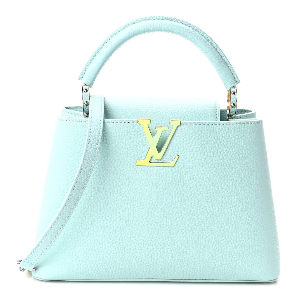 Louis Vuitton Taurillon Capucines BB Iridescent Topaz