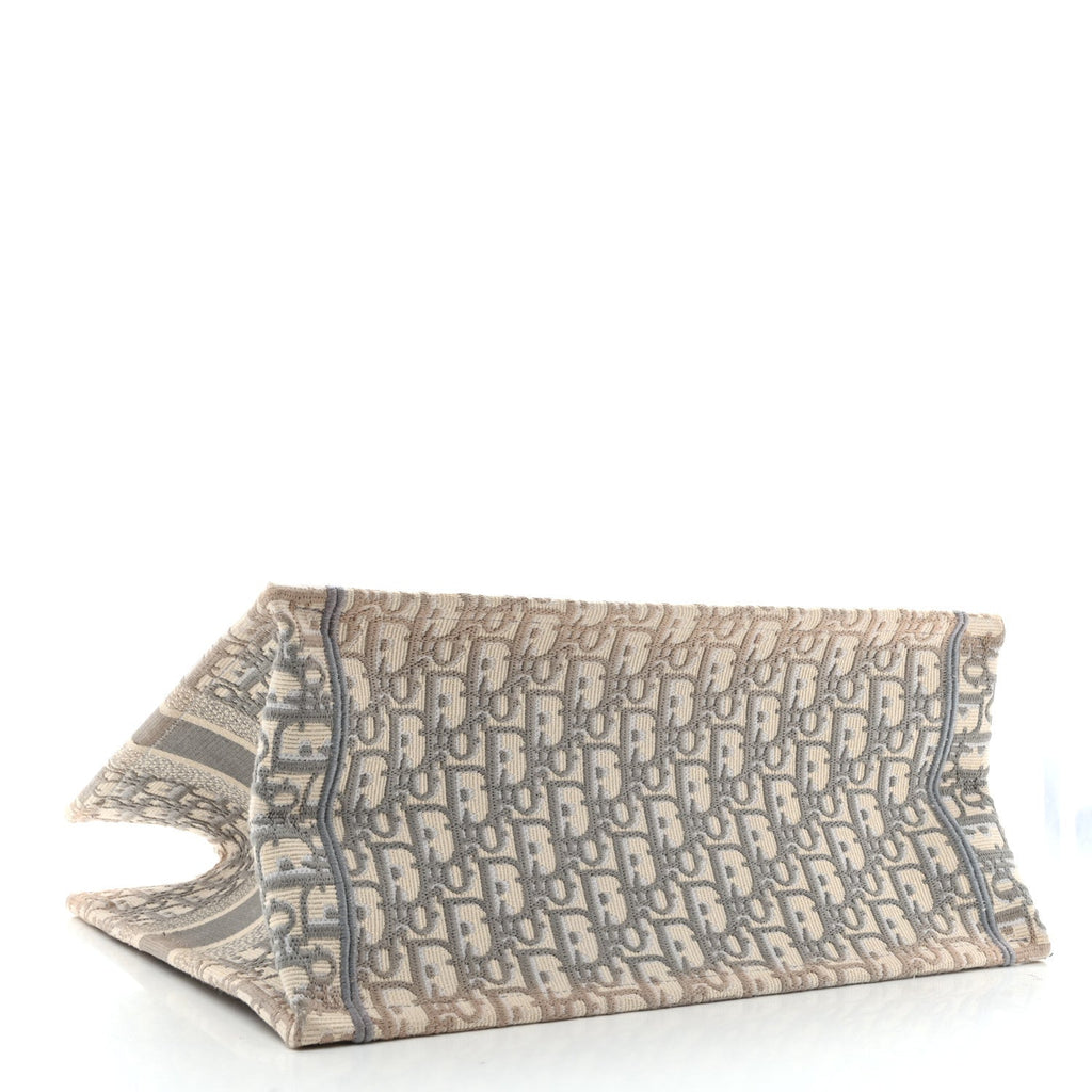 Dior Oblique Medium Book Tote Grey