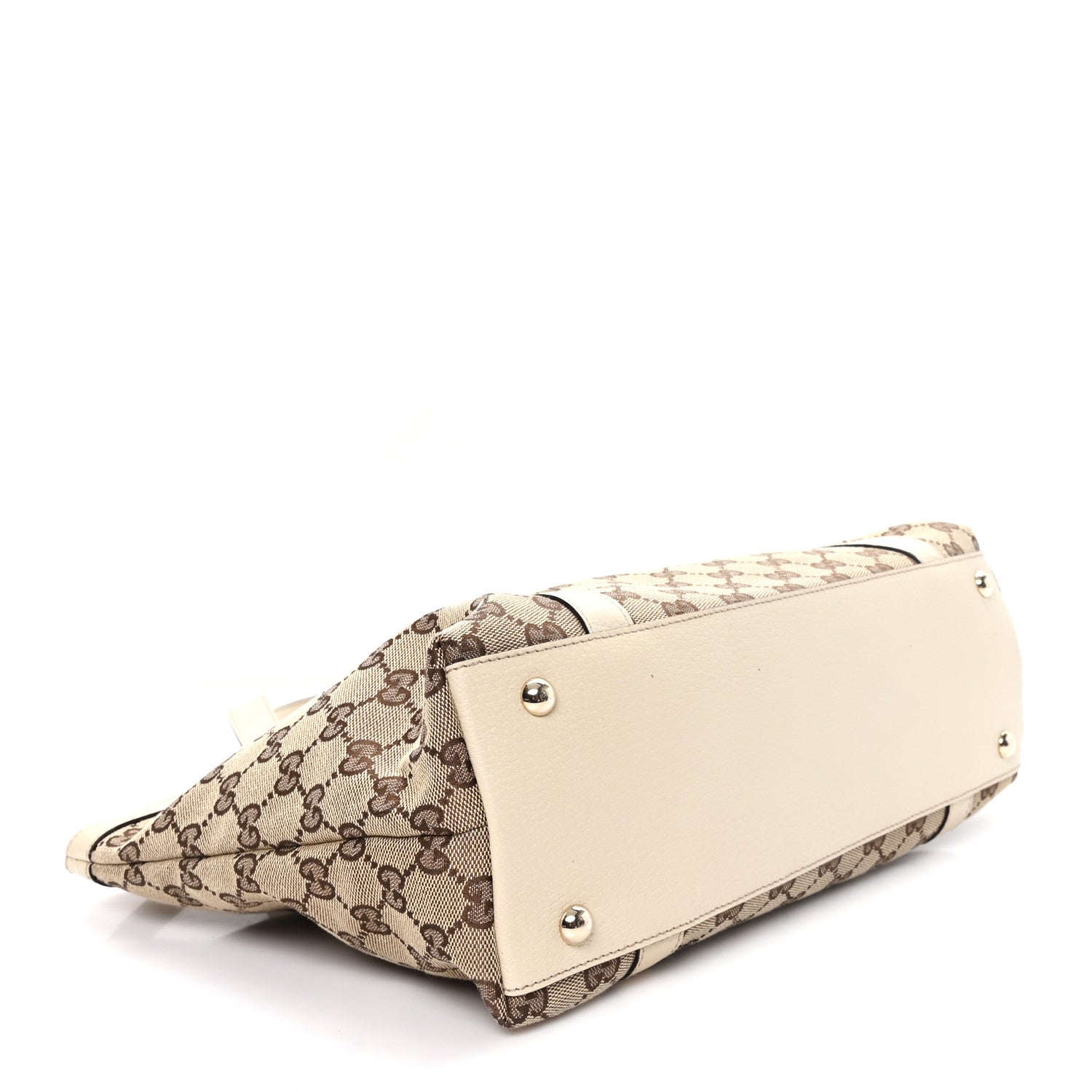 Gucci Monogram Medium Abbey Tote Off White