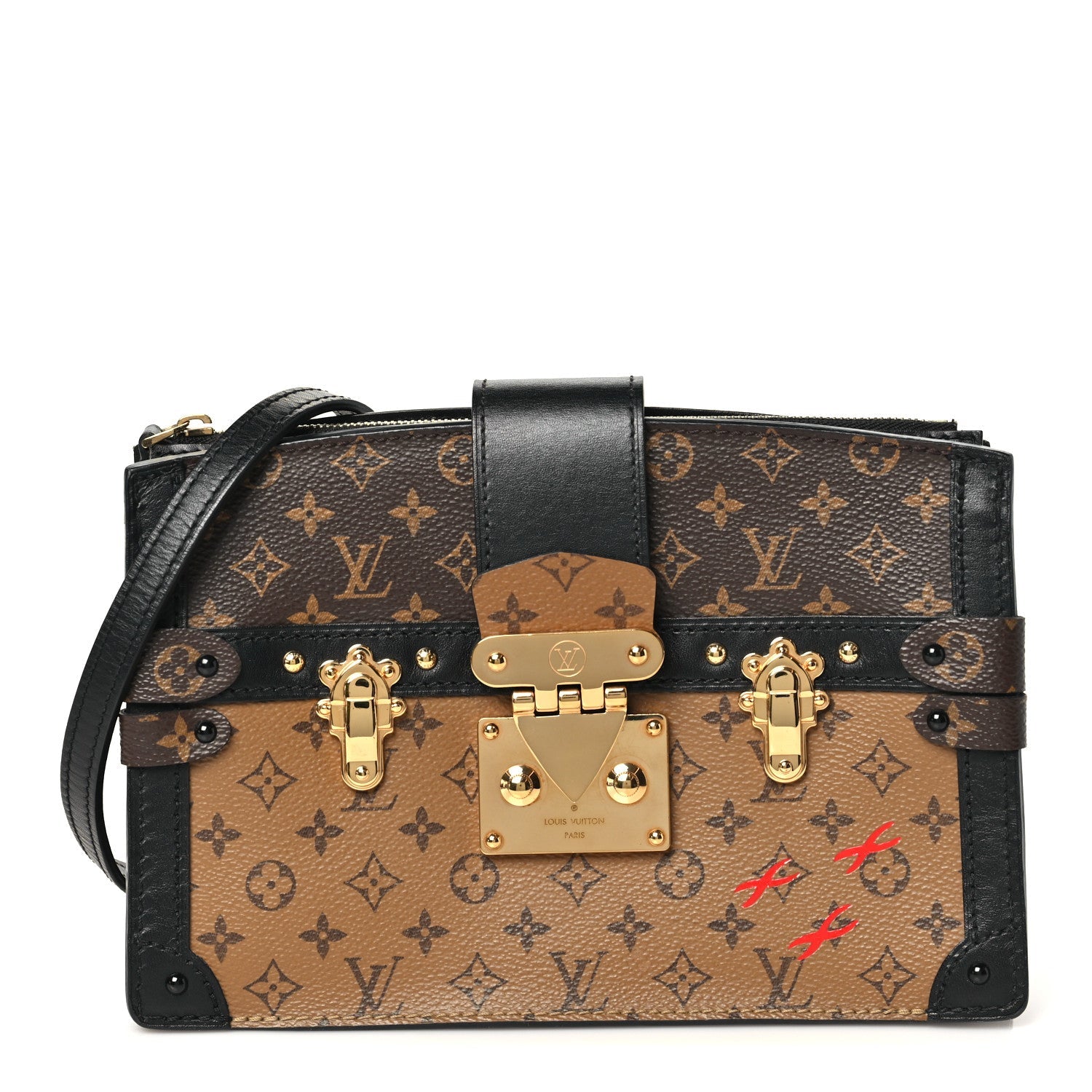 Louis Vuitton Reverse Monogram Trunk Clutch
