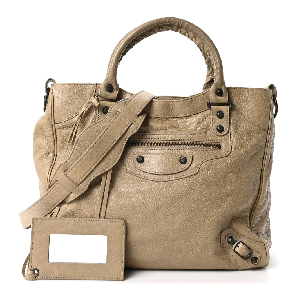 Balenciaga Agneau Arena Classic Hardware City Latte Beige