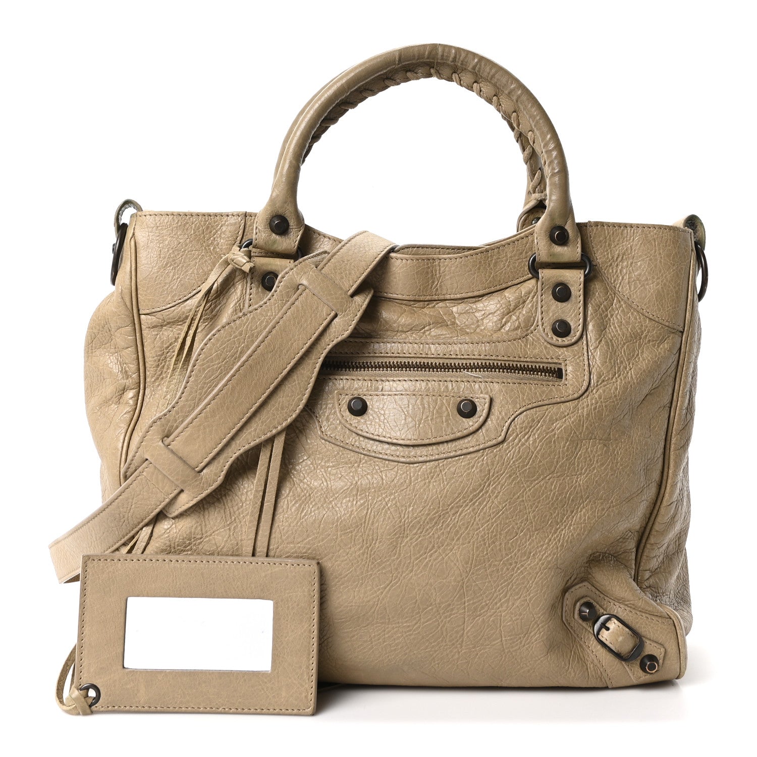 Balenciaga Agneau Arena Classic Hardware City Latte Beige