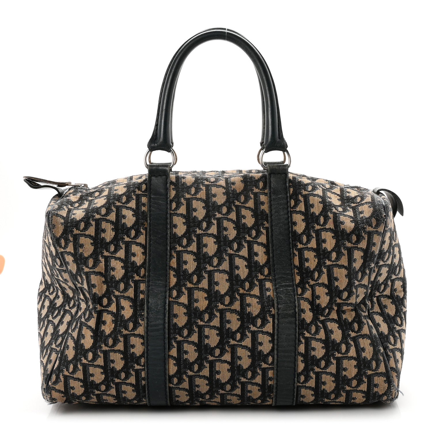 Dior Monogram Boston Navy Blue