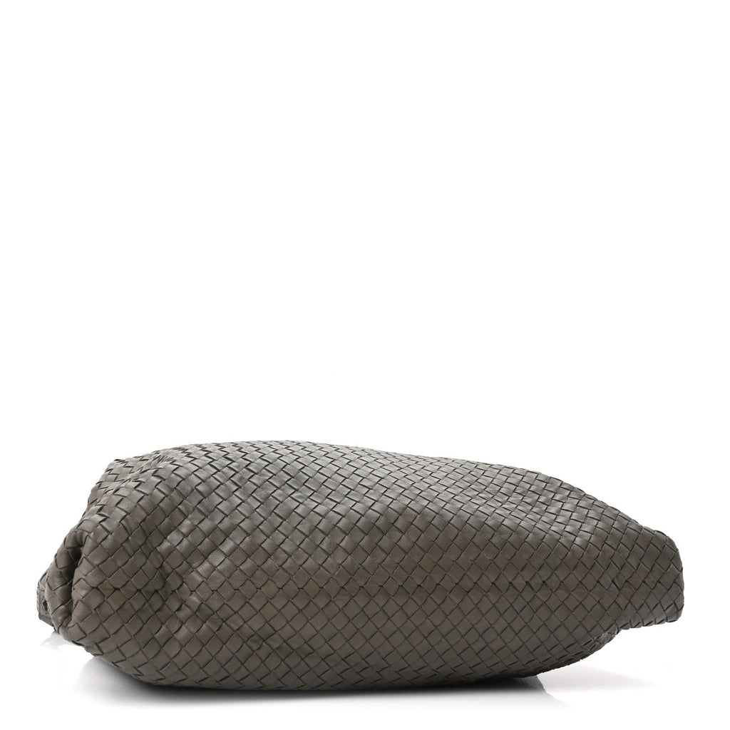 Bottega Veneta Nappa Intrecciato Maxi Convertible Tote Grey