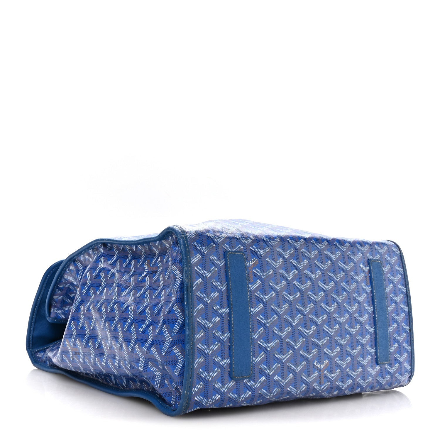 Goyard Goyardine Saint Leger Soft Briefcase Backpack Sky Blue