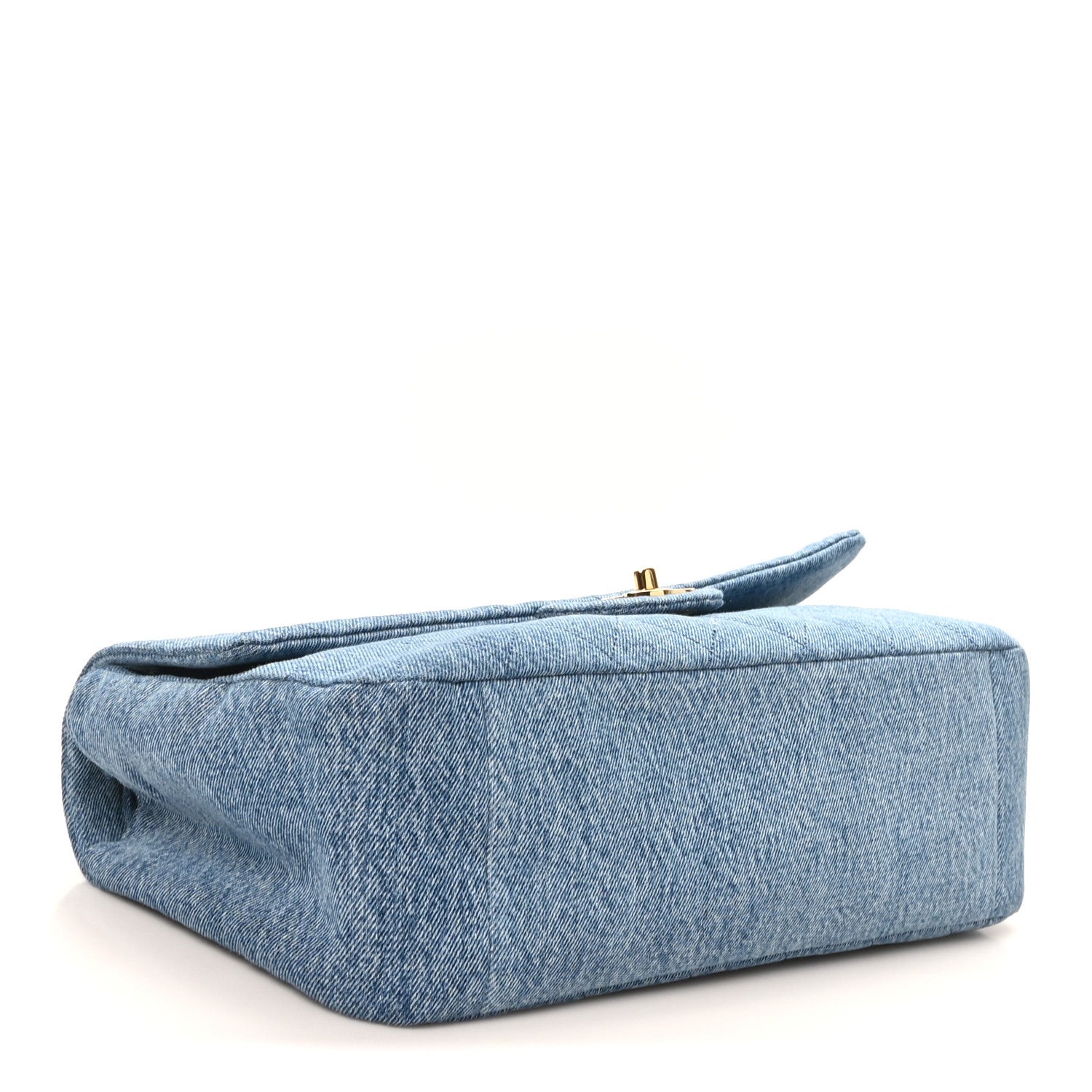 Chanel Denim Small Souplissimo Maxi Flap Blue