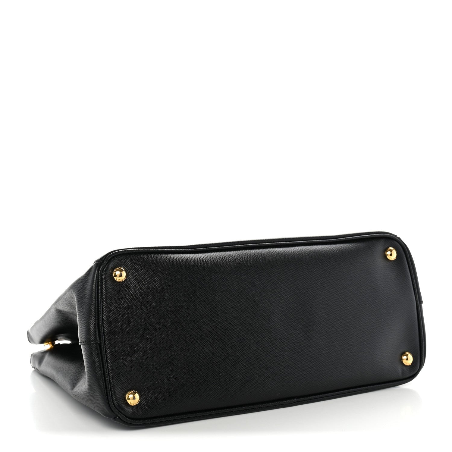 Prada Saffiano Medium Galleria Double Zip Tote Black