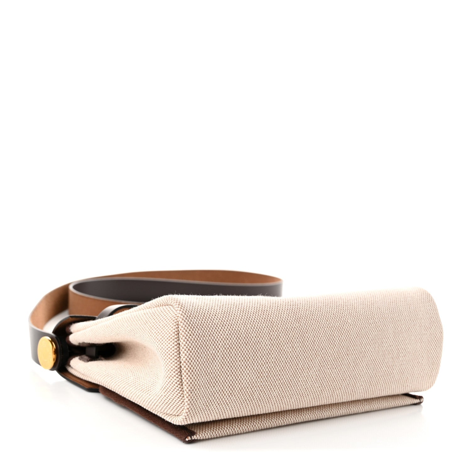 Hermès Military Toile Vache Hunter Herbag Zip Retourne 20 Ecru Beige Ebene