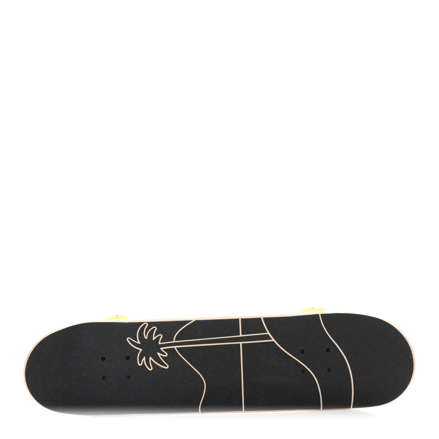 Hermès Beech Wood Street Skateboard Jaune