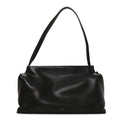 The Row Saddle Calfskin Sienna Shoulder Bag Black