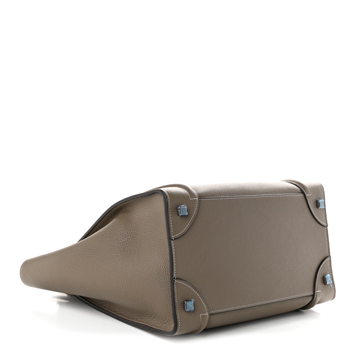 Celine Drummed Calfskin Mini Luggage Souris